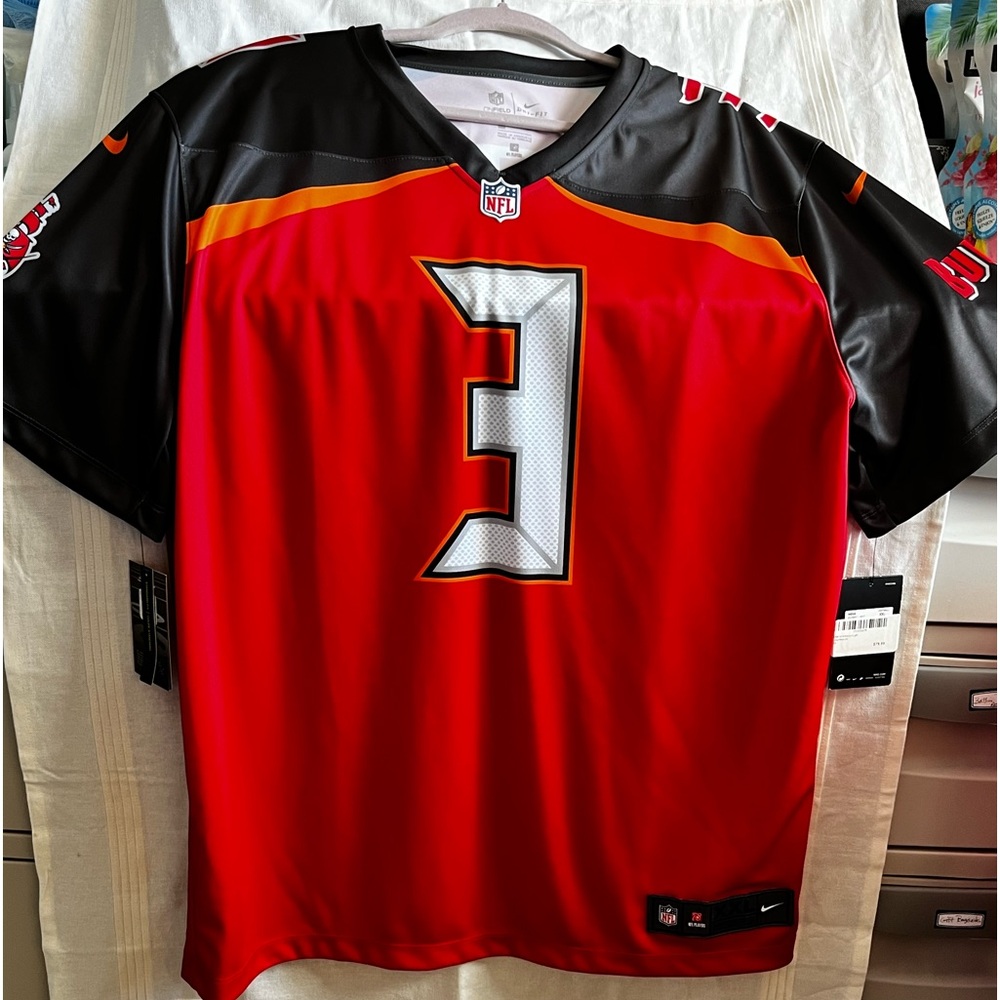 Tampa Bay Buccaneers Official NFL Jamis Winston Jersey.
